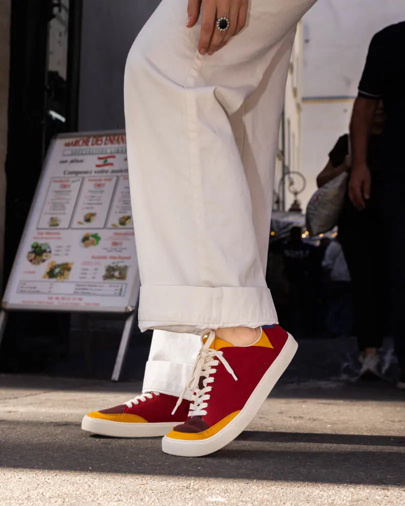 Босоногие кроссовки Fleeters Lemon — красный и бирюзовый, фото 2