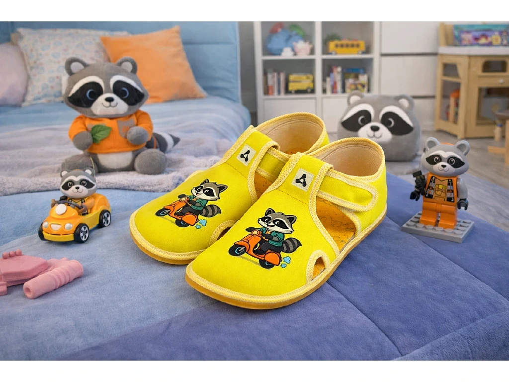 Тапочки Antal Rascal с поддержкой свода — Raccoon (детские), фото 2