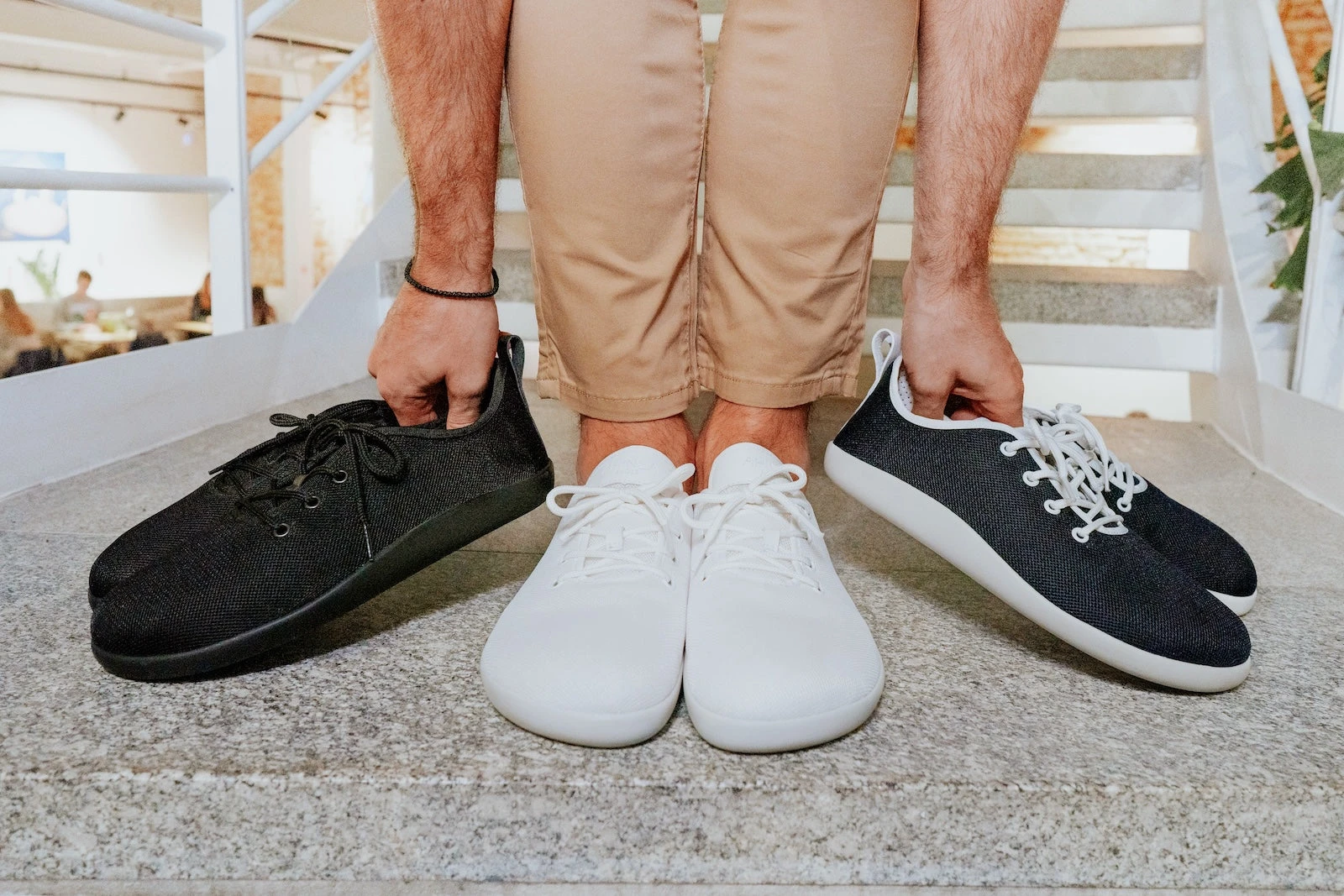 Кроссовки Ahinsa Flow Barefoot — чёрный, фото 14