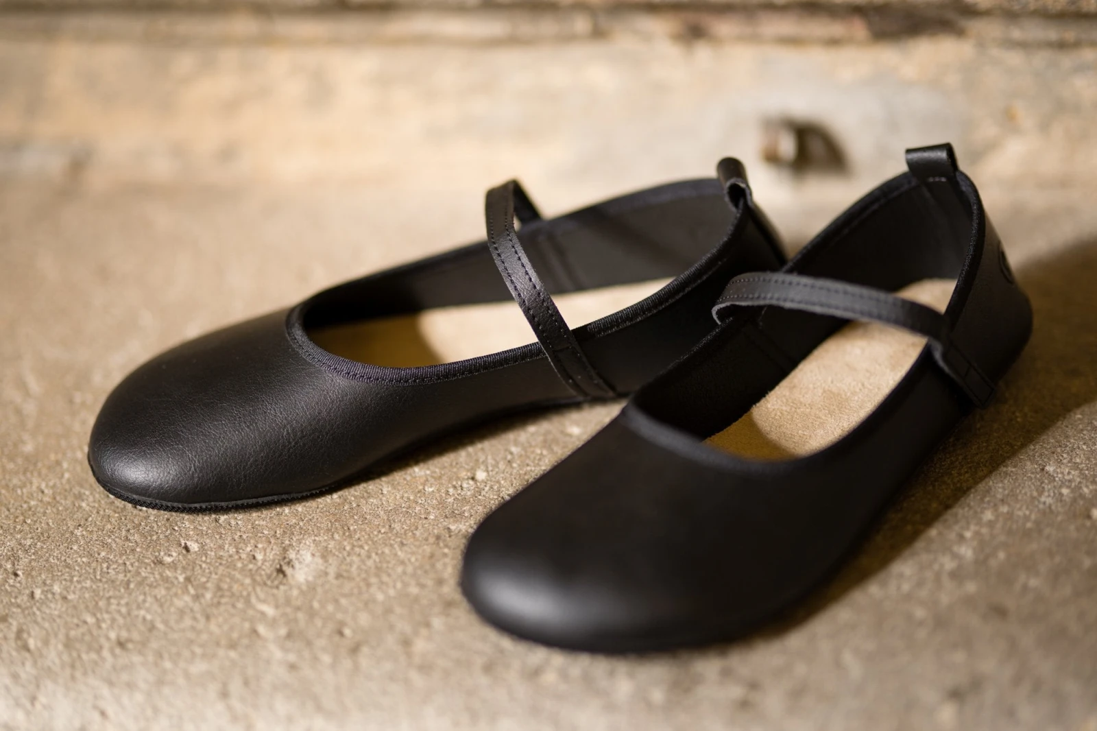 Балетки Ahinsa Ananda Ballet Narrow с ремешком Barefoot — чёрный, фото 9